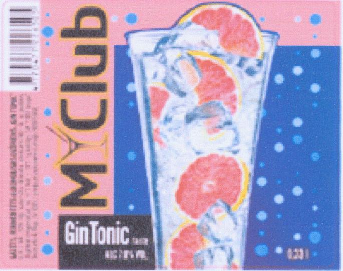 Prekės ženklas: MY Club Gin Tonic
